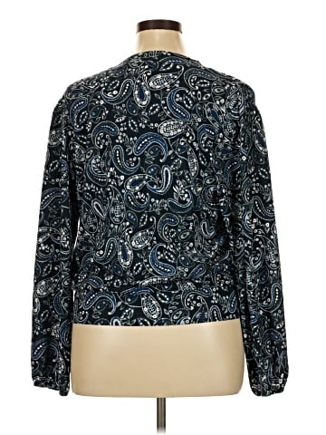 Ann Taylor Factory Long Sleeve Blouse (view 2)