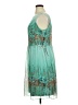 DressBarn 100% Polyester Teal Cocktail Dress Size 14 - photo 5