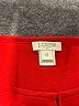 J.Crew Factory Store 100% Polyester Red Sleeveless Blouse Size 12 - photo 7
