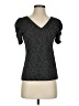 Express Black Short Sleeve Top Size S - photo 1