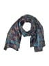 Assorted Brands 100% Silk Paisley Teal Silk Scarf One size - photo 1