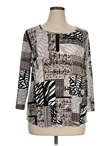 Easywear by Chico's 3/4 Sleeve Top (view 1)