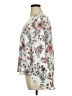 Weston 100% Polyester Floral Ivory 3/4 Sleeve Blouse Size XL - photo 5