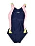 Assorted Brands Color Block Blue One Piece Swimsuit Size 140 cm / US 10 - photo 1