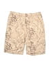 K Too Animal Print Tan Shorts Size L - photo 2