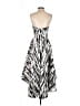 Maslavi 100% Polyester Animal Print Silver Cocktail Dress Size 4 - photo 2
