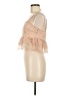Le Lis 100% Nylon Tan Sleeveless Blouse Size M - photo 5