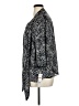 Elementz 100% Polyester Animal Print Black 3/4 Sleeve Blouse Size 1X - photo 5