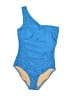 J.Crew Blue One Piece Swimsuit Size 12 - photo 1