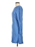 Samsoe Samsoe 100% Viscose Argyle Blue Casual Dress Size M - photo 5