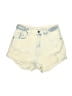 Mustard Seed 100% Cotton Yellow Denim Shorts Size S - photo 1