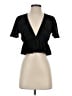 Urban Outfitters Black Short Sleeve Blouse Size S - photo 1