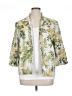 Alfred Dunner Tropical White Blazer Size 14 - photo 1