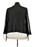 Coldwater Creek 100% Polyester Solid Black Kimono Size 20 - photo 2