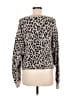Jessica Simpson Animal Print Gray Pullover Sweater Size M - photo 2