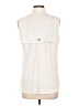 Columbia 100% Polyester Solid White Ivory Sleeveless Blouse Size L - photo 2