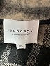 Sundays 100% Polyurethane Plaid Black Gray Coat Size XS (0) - photo 6