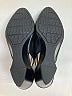 Cole Haan 100% Leather Black Wedges Size 8 - photo 4
