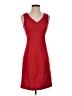 Jodi Kristopher 100% Polyester Solid Red Casual Dress Size 1 - 2 - photo 1