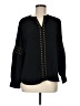 41Hawthorn 100% Polyester Black Long Sleeve Blouse Size M - photo 1