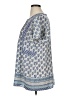 Rose + Olive Blue Short Sleeve Blouse Size 1X - photo 5