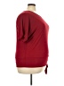 Perseption Concept Burgundy Short Sleeve Top Size 3X - photo 4