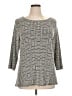 Unbranded Silver Long Sleeve Blouse Size XL (estimated) - photo 1