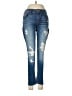 Express Jeans Stars Blue Jeans Size 6 - photo 1