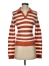 American Eagle Outfitters Stripes Orange Pullover Sweater Size S - photo 1
