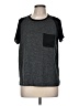 Lou & Grey Tweed Gray Active T-Shirt Size M - photo 1