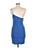 Blue Blush Solid Blue Cocktail Dress Size M - photo 2