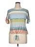 Truself Stripes Blue Short Sleeve T-Shirt Size XL - photo 1