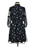 Sam Edelman 100% Polyester Paisley Blue Casual Dress Size L - photo 1