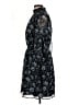 Sam Edelman 100% Polyester Paisley Blue Casual Dress Size L - photo 5