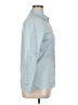 Les Copains Solid Blue Long Sleeve Button-Down Shirt Size XL - photo 4