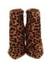 Weeboo Animal Print Brown Ankle Boots Size 6 1/2 - photo 2