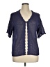 Sag Harbor 100% Polyester Blue Cardigan Size XL - photo 1