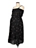 Seraphine 100% Viscose Stars Black Casual Dress Size 10 Maternity - photo 1