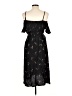 Seraphine 100% Viscose Stars Black Casual Dress Size 10 Maternity - photo 2