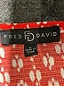 Fred David Red 3/4 Sleeve Blouse Size S - photo 7