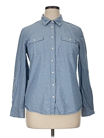 Tommy Hilfiger Long Sleeve Button-Down Shirt (view 1)