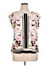 Elle Ivory Short Sleeve Blouse Size XL - photo 1