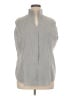 misook Gray Sleeveless Button-Down Shirt Size XL - photo 1