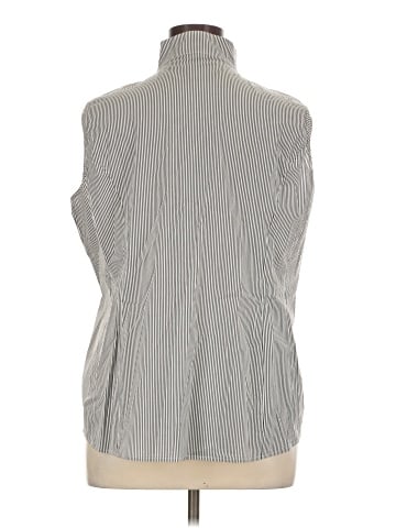 misook Sleeveless Button-Down Shirt (view 2)