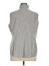 misook Gray Sleeveless Button-Down Shirt Size XL - photo 2