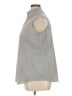 misook Gray Sleeveless Button-Down Shirt Size XL - photo 5