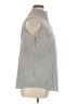 misook Gray Sleeveless Button-Down Shirt Size XL - photo 4