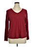 Soma Burgundy Long Sleeve Top Size XL - photo 1