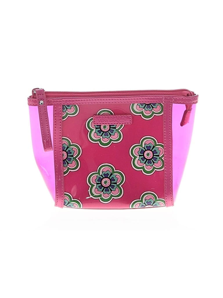 Pre-owned Vera Bradley Makeup Bag In Pink