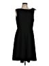 DKNY Solid Black Cocktail Dress Size 12 - photo 1